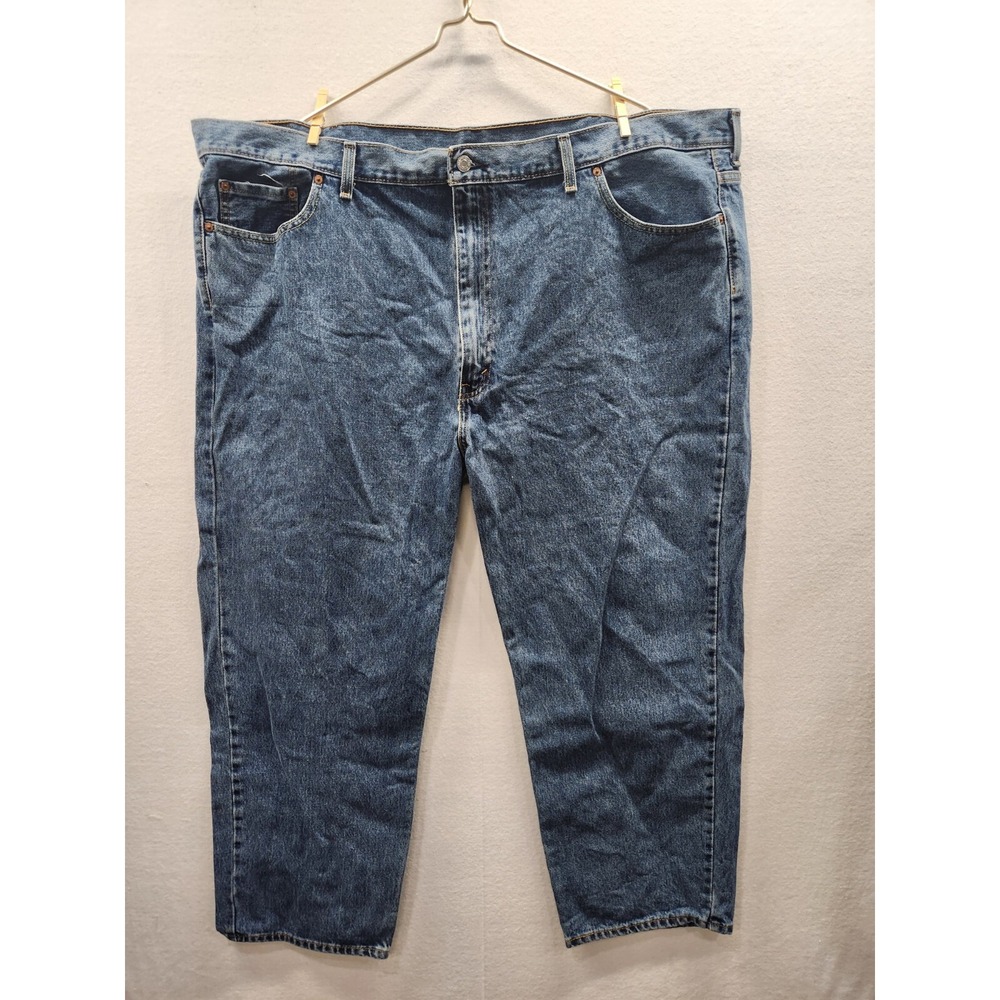 Levi's 550 Relaxed Straight Fit Blue Jeans Men's‎ 50x30 Denim Pants Medium Wash